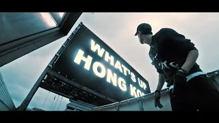 Hack billboard một tòa nhà chọc trời của Hồng Kông