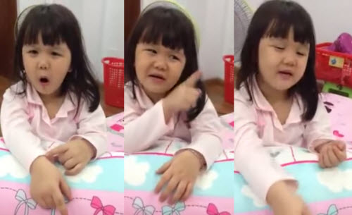 Cô bé nói chuyện như người lớn gây tranh cãi