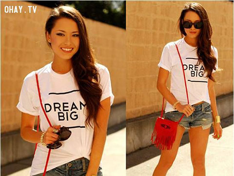 Bạn có biết cách mix áo thun một cách thời trang không?