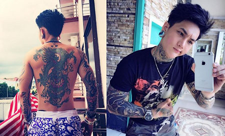Tiết lộ danh tính của 8X điển trai có hình xăm rồng hút 700.000 like