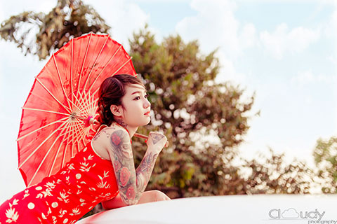 9x dễ thương cùng những hình xăm \"rất khủng\"