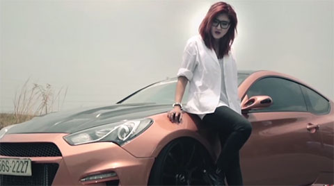 Vicky Nhung cover See You Again bên dàn siêu xe