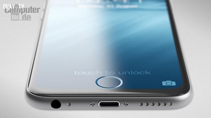 Dự đoán Iphone 7 với nút Home tích hợp màn hình siêu rộng