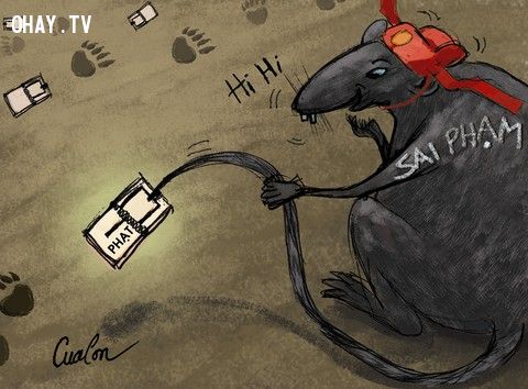 Tranh biếm VACI – MEC: 'Xử lý tham nhũng: Chớ để đầu voi đuôi chuột'