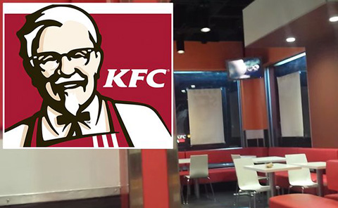 Phim người lớn được chiếu công khai ở KFC