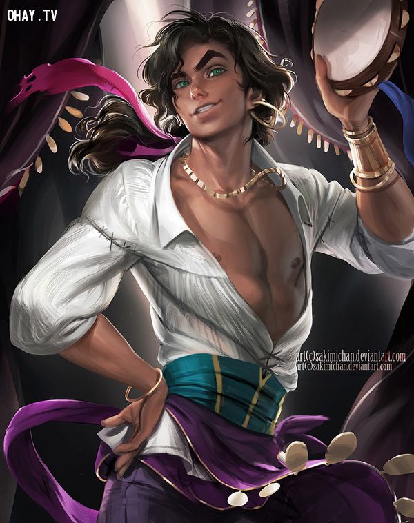 Esmeralda quá đẹp trai phải không?