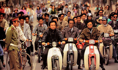 Chùm ảnh về giao thông Hà Nội những năm 90