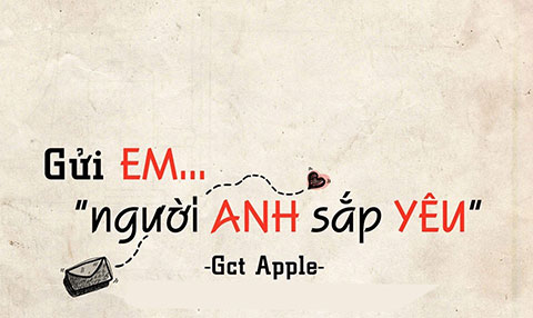Tâm thư gửi người anh sắp yêu
