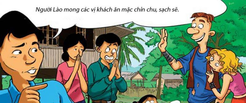 Hí họa: Những điều cấm kỵ khi tới Lào 