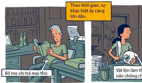 Suy ngẫm về xuất thân giàu - nghèo qua bộ ảnh của họa sĩ Toby Morris