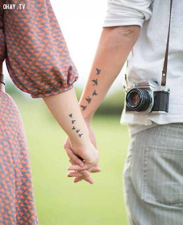61 mẫu hình xăm đôi đẹp vĩnh viễn theo thời gian  Best couple tattoo  Tạp  Chí Hình Xăm