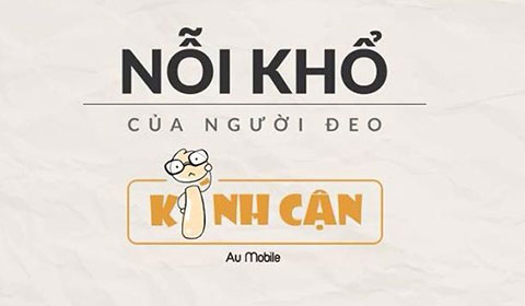 Bộ ảnh hài hước: Nỗi khổ của người đeo kính cận