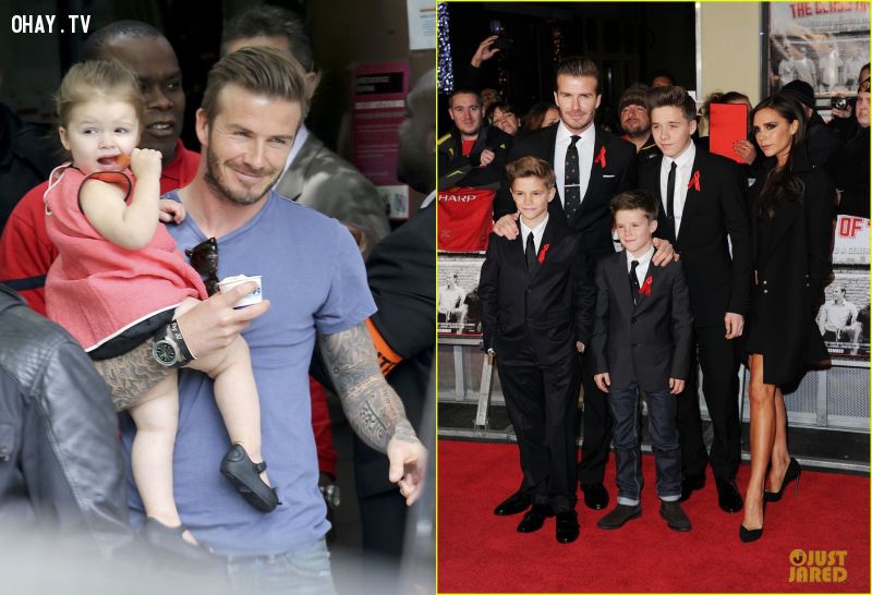 David-Victoria Beckham family
