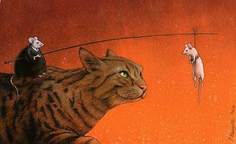 Bộ tranh biếm họa khiến bạn suy ngẫm về những mặt trái của cuộc sống