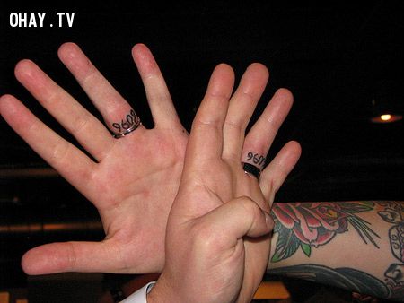 60 hình xăm nhẫn trên ngón tay nhẫn cặp đôi đẹp nhiều ý nghĩa  DYB