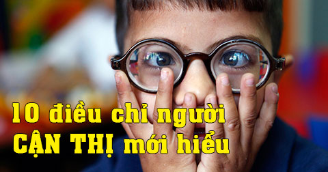 10 rắc rối hài hước chỉ những ai đeo kính cận mới hiểu