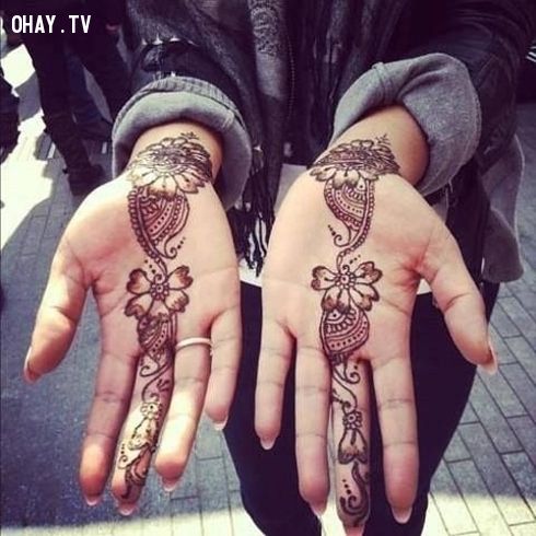 Những mẫu hình xăm đẹp - hình xăm nghệ thuật henna