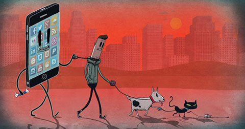 Giật mình trước chùm ảnh minh họa về sự thật cuộc sống hiện nay của Steve Cutts