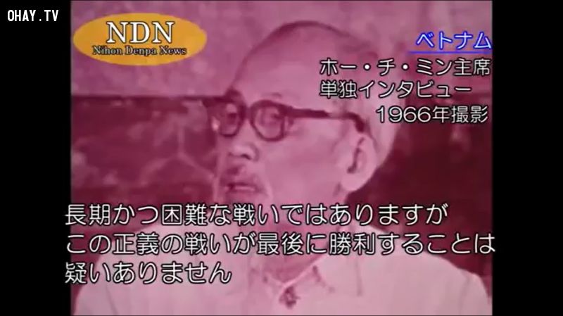 Hậu trường cuộc phỏng vấn chủ tịch Hồ Chí Minh 1966 đài NDN