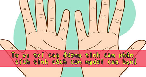 Kiểm tra tính cách của bạn qua đường chỉ tay.