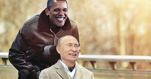 Hài hước bộ ảnh Khi Obama, Merkel và Putin trở thành diễn viên đóng phim