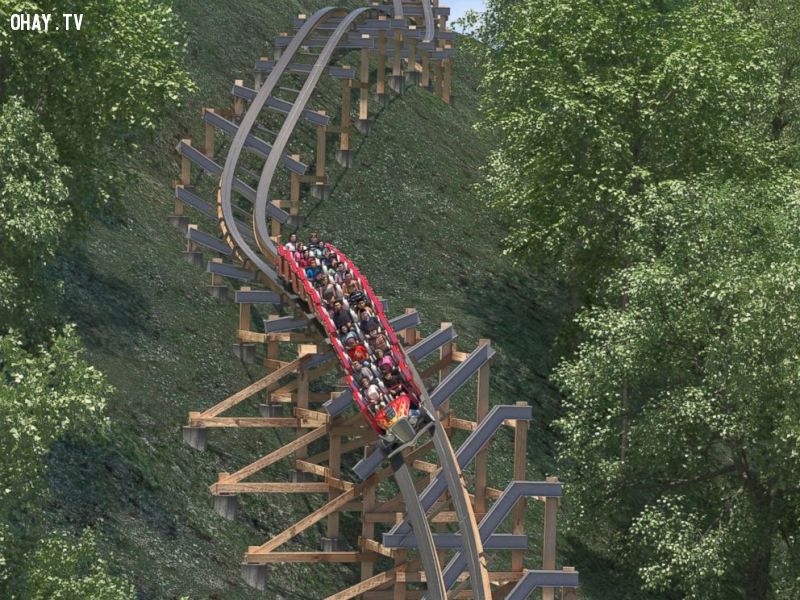 PHOTO: Dollywood will debut the worlds first and fastest wooden roller coaster in 2016.