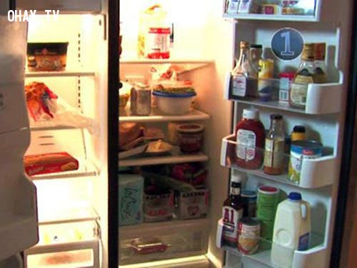 thói quen, tủ lạnh, dùng tủ lạnh không đúng cách, đầu độc sức khỏe, mẹo, ăn uống