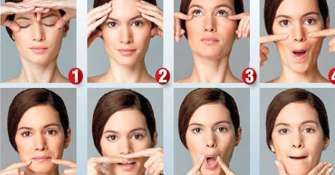 4 bài tập yoga face giúp da căng mịn