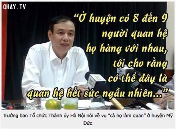 ảnh câu nói bất hủ,quan chức Việt Nam,cán bộ,lý sự cùn