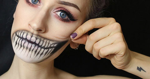 Những cách make up halloween khiến trẻ con khóc thét