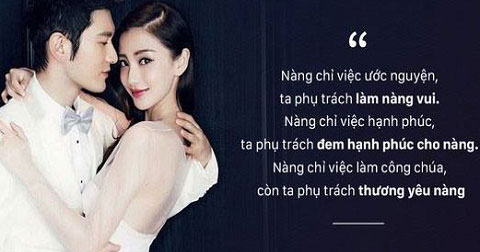 Những câu nói ngọt ngào đậm chất ngôn tình của Huỳnh Hiểu Minh khiến bạn tan chảy.