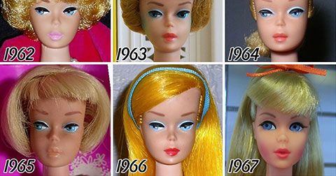 50 năm biến đổi của Búp bê Barbie