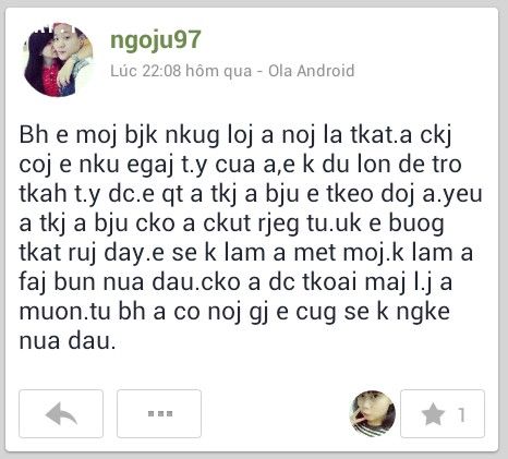 Kiểu viết tiếng Việt không dấu gây khó hiểu cho người đọc