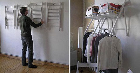 Cô ấy nghĩ chồng mình điên khi đóng ghế lên tường cho đến khi cô ấy thấy điều này