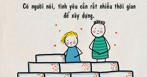 Thú vị với bộ truyện tranh \"Người ta nói tình yêu là\"