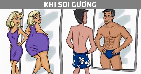 Chùm ảnh về sự khác nhau của đàn ông và phụ nữ