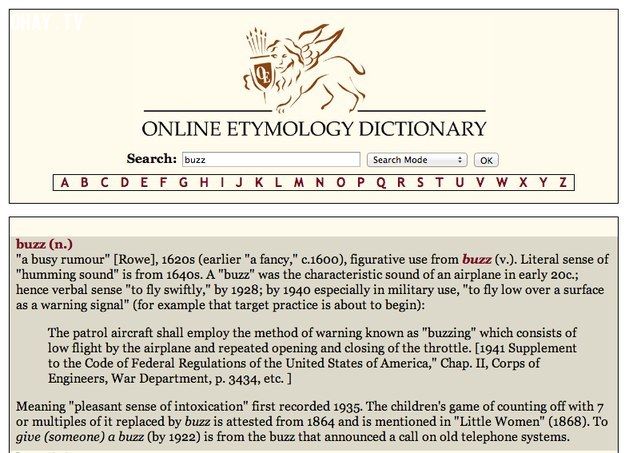Online dictionary