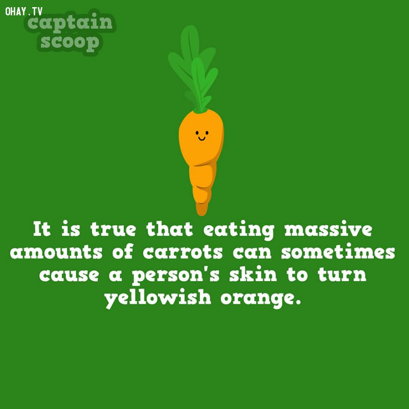 Ăn cà rốt bị vàng da