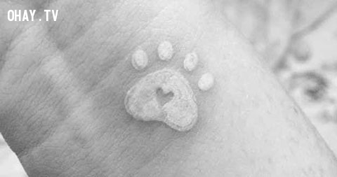 Những tattoo mực trắng một phong cách mới lạ