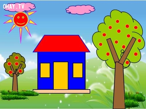 Vẽ ngôi nhà của bé có thể giúp trẻ phát triển tư duy sáng tạo và kỹ năng giao tiếp. Hãy xem hình và để cho những ý tưởng của bé được thể hiện qua những vạch nét đơn giản nhưng đầy màu sắc!