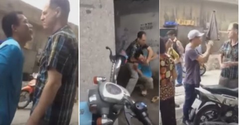 Chồng đánh vợ bị Tây vào can và sỉ nhục