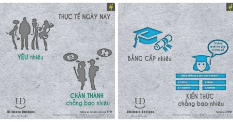 Bộ ảnh minh họa toàn cảnh thực tế xã hội ngày nay đáng suy ngẫm