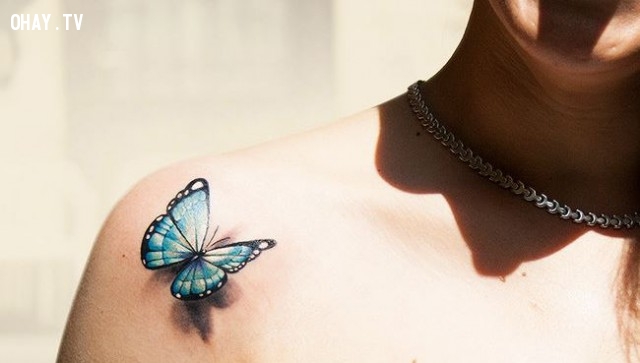 99 hình xăm bướm đẹp đơn giản ý nghĩa nhất