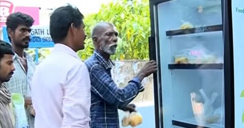 Câu chuyện nhân văn: Nhà hàng Ấn Độ đặt tủ lạnh trên đường để giúp những người bị đói