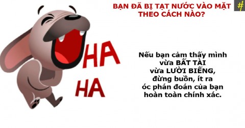 Chết cười với muôn kiểu tát nước vào mặt