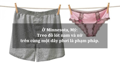 20 luật lệ kỳ lạ nhất quả đất