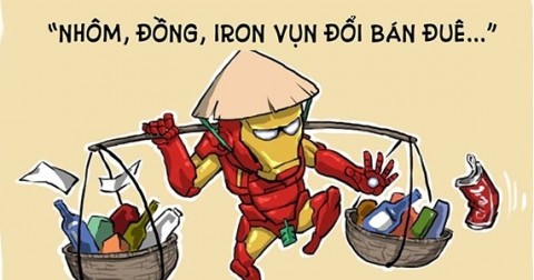Chùm tranh hài: Sẽ ra sao nếu các siêu anh hùng sống ở Việt Nam?