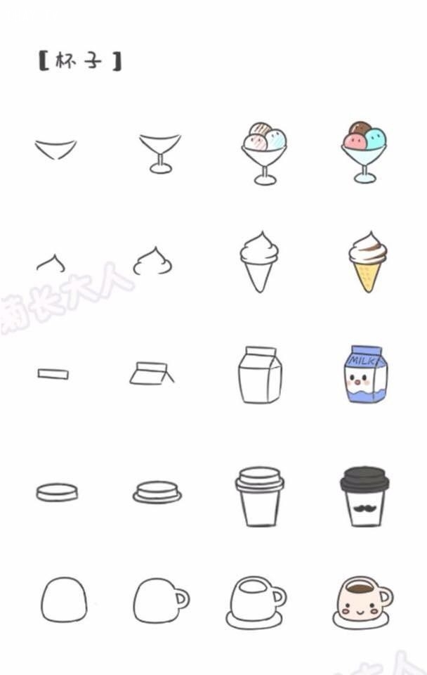 Đơn Giản Hình Vẽ Sticker Cute  UMA