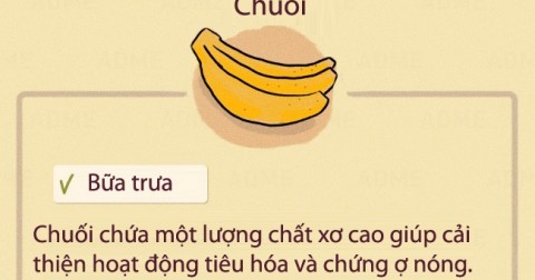 Ăn thực phẩm đúng giờ để tốt cho sức khỏe