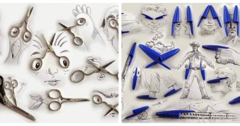 Những kiệt tác nghệ thuật từ những vật dụng thường ngày của họa sĩ Victor Nunes